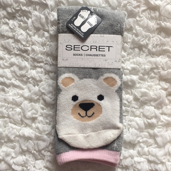 Secret Accessories - 🧦 3/$20 Cute Bearly Awake Bear Socks